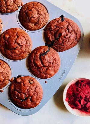 Acai Berry Beet Muffins
