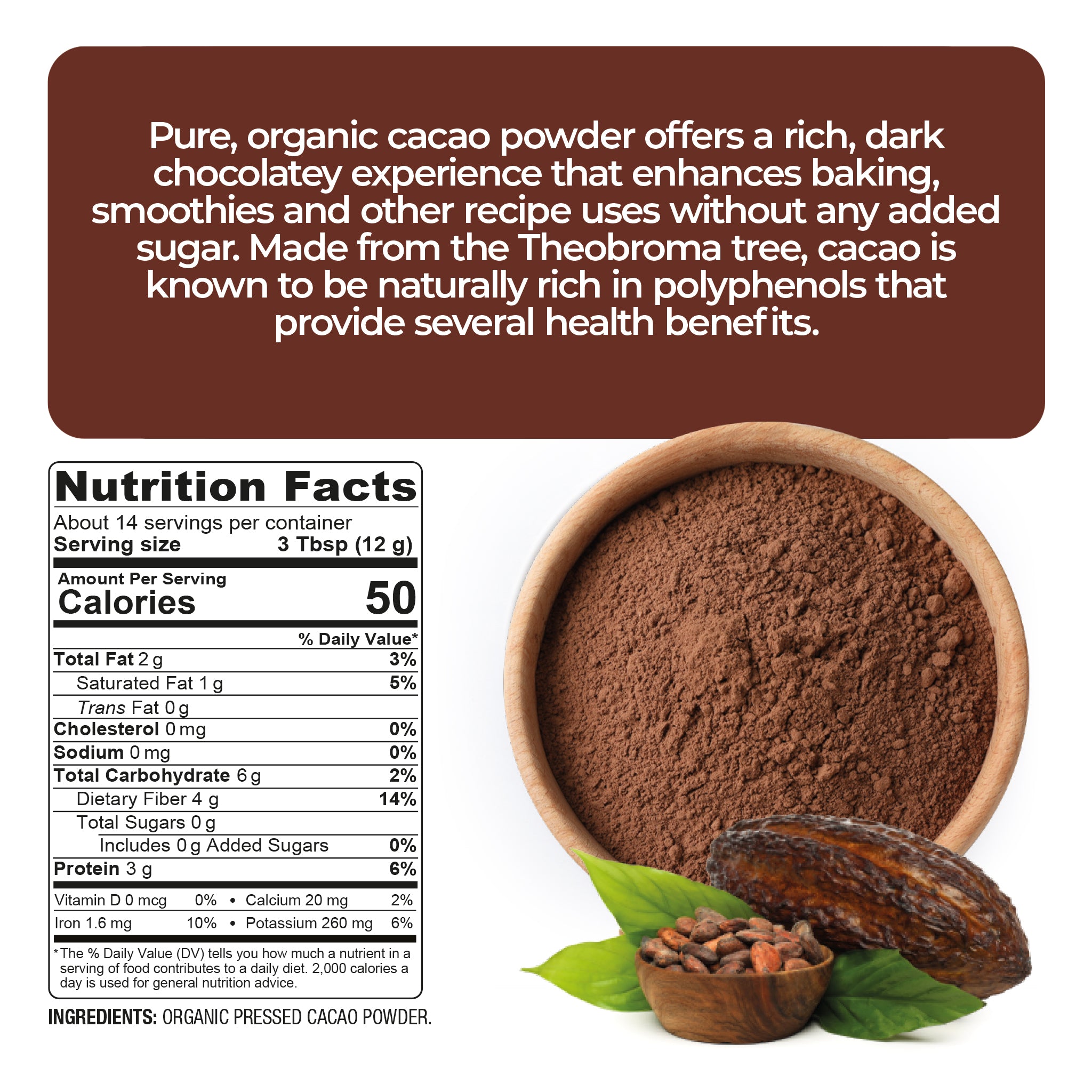 Organic Cacao Powder
