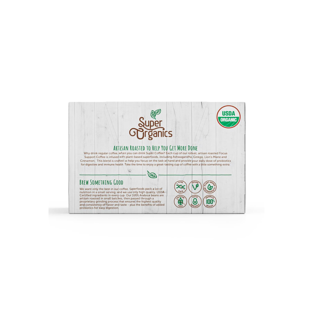Organic Focus Support Coffee With Superfoods & Probiotics