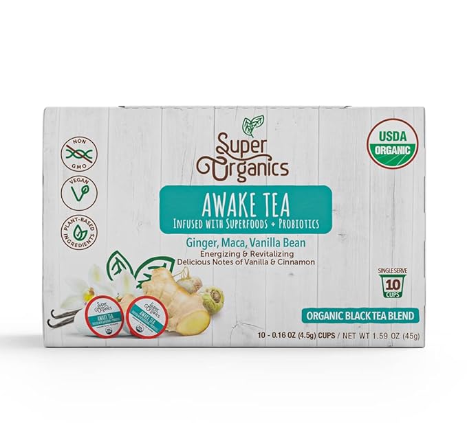 Organic Awake Tea Infused with Superfoods