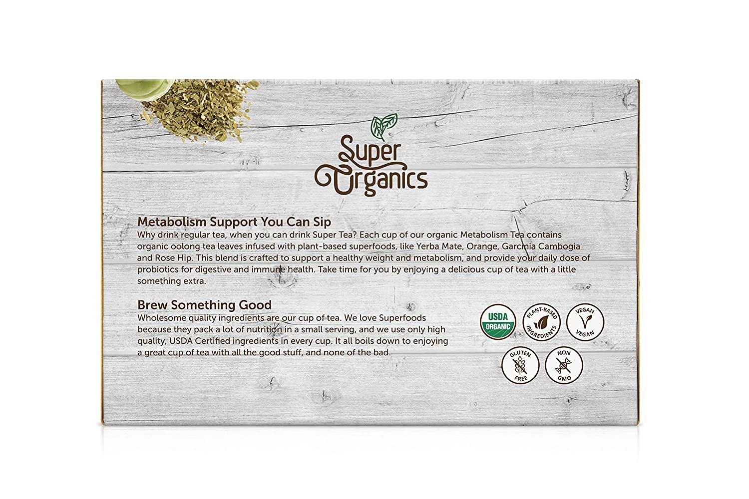 Organic Metabolism Tea with Superfoods