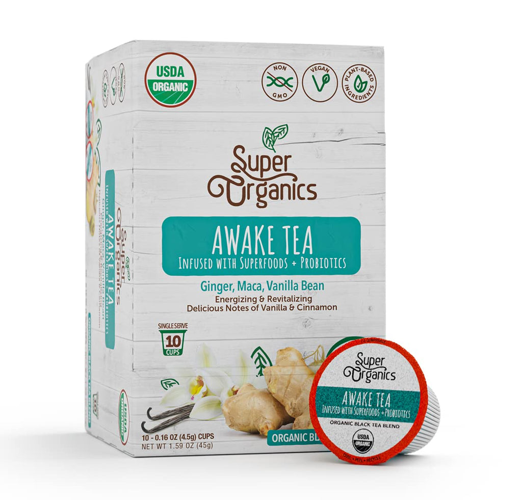 Organic Awake Tea Infused with Superfoods