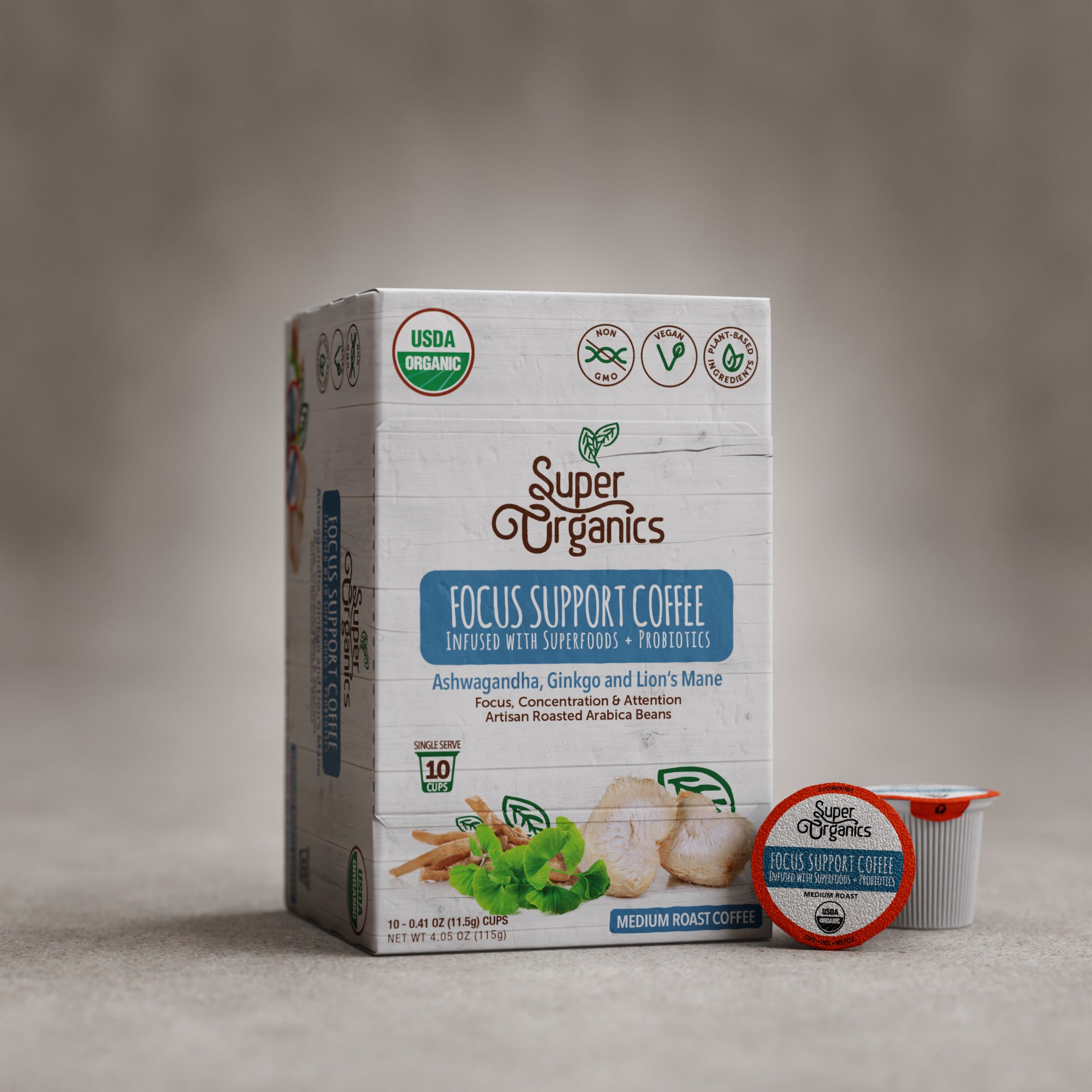 Focus Support Coffee with Superfoods