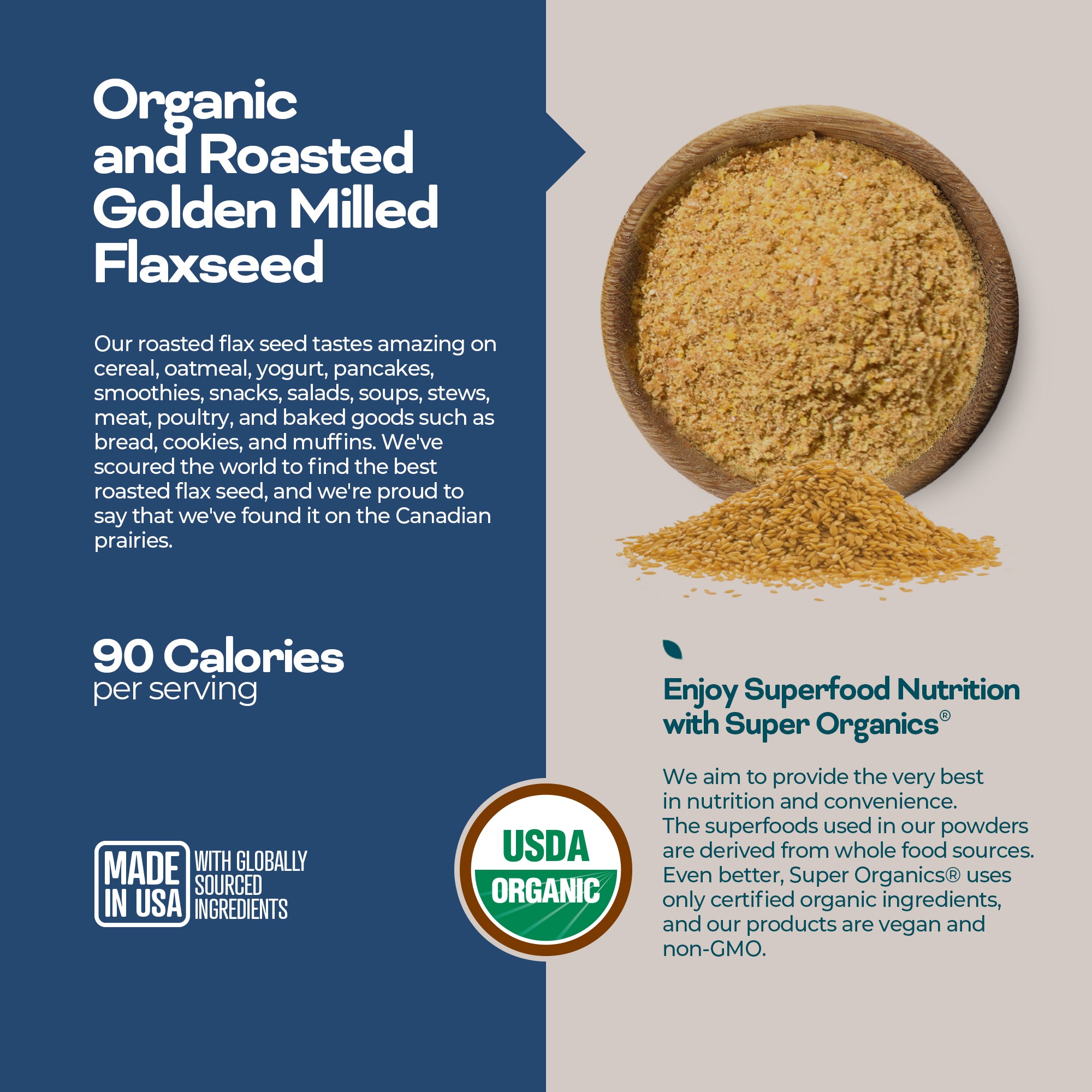 Golden Milled Flaxseed