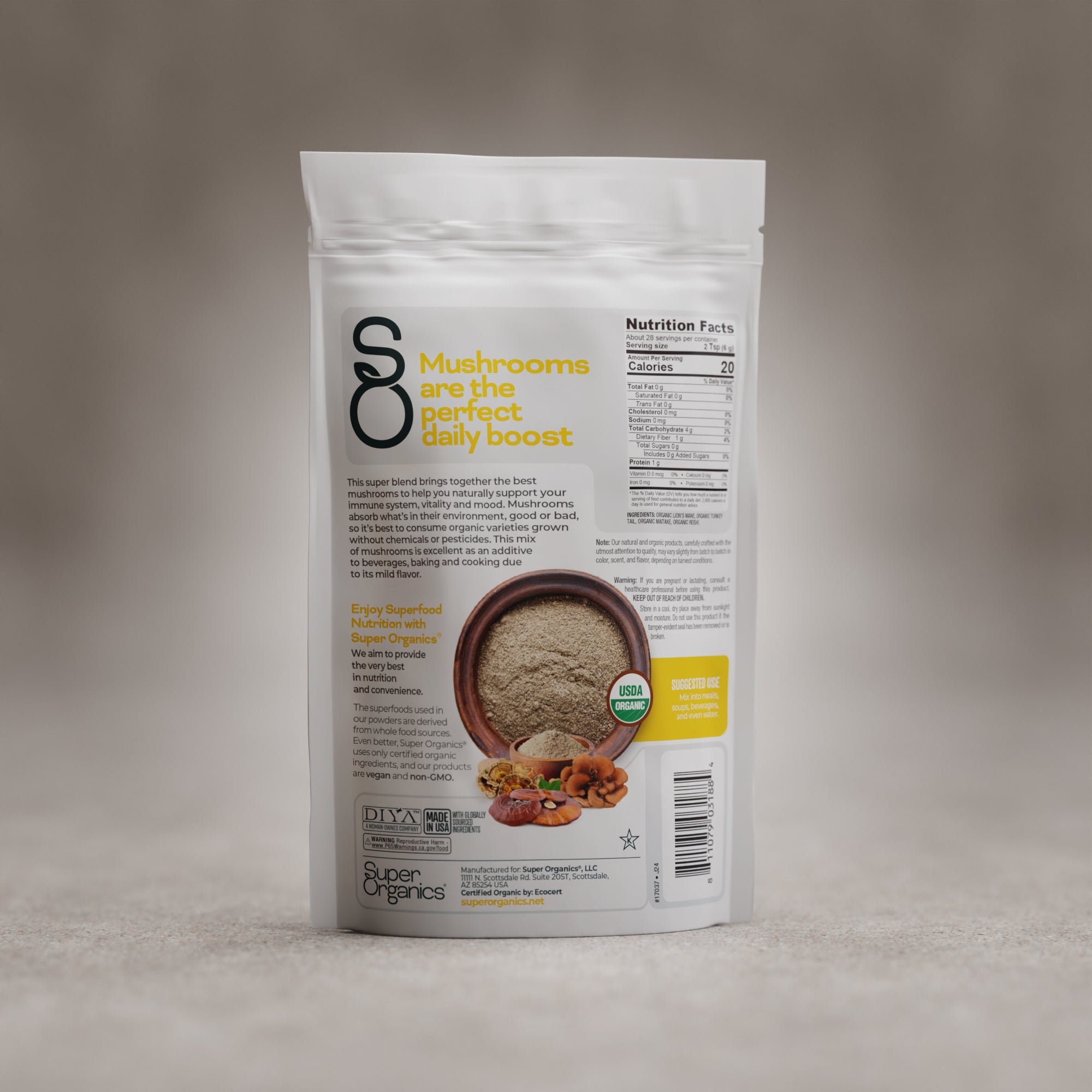 Mushroom Memory Blend Powder